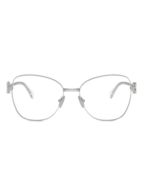 Miu Miu Eyewear cat-eye frame temple-detail glasses