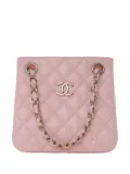 CHANEL Pre-Owned 2021-2025 Mini Quilted Caviar bucket bag - Pink