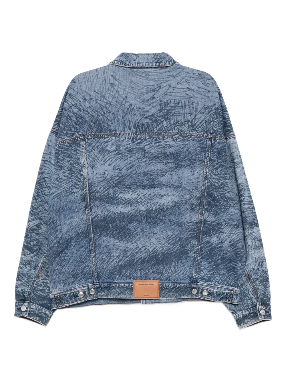Alexander Wang marker-print denim jacket | Denim Jackets | Image 2