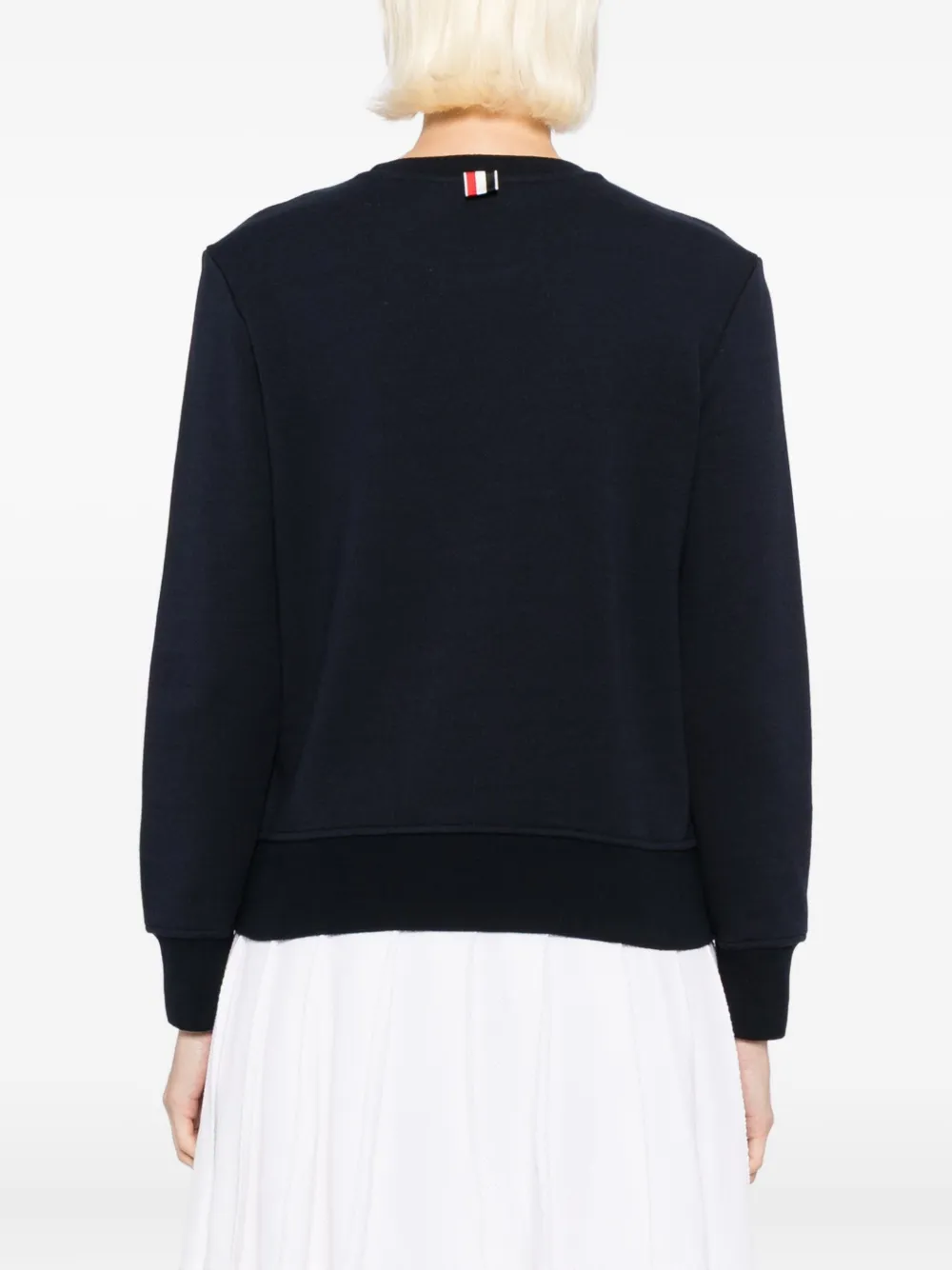 Thom Browne Besticktes Sweatshirt In Blue