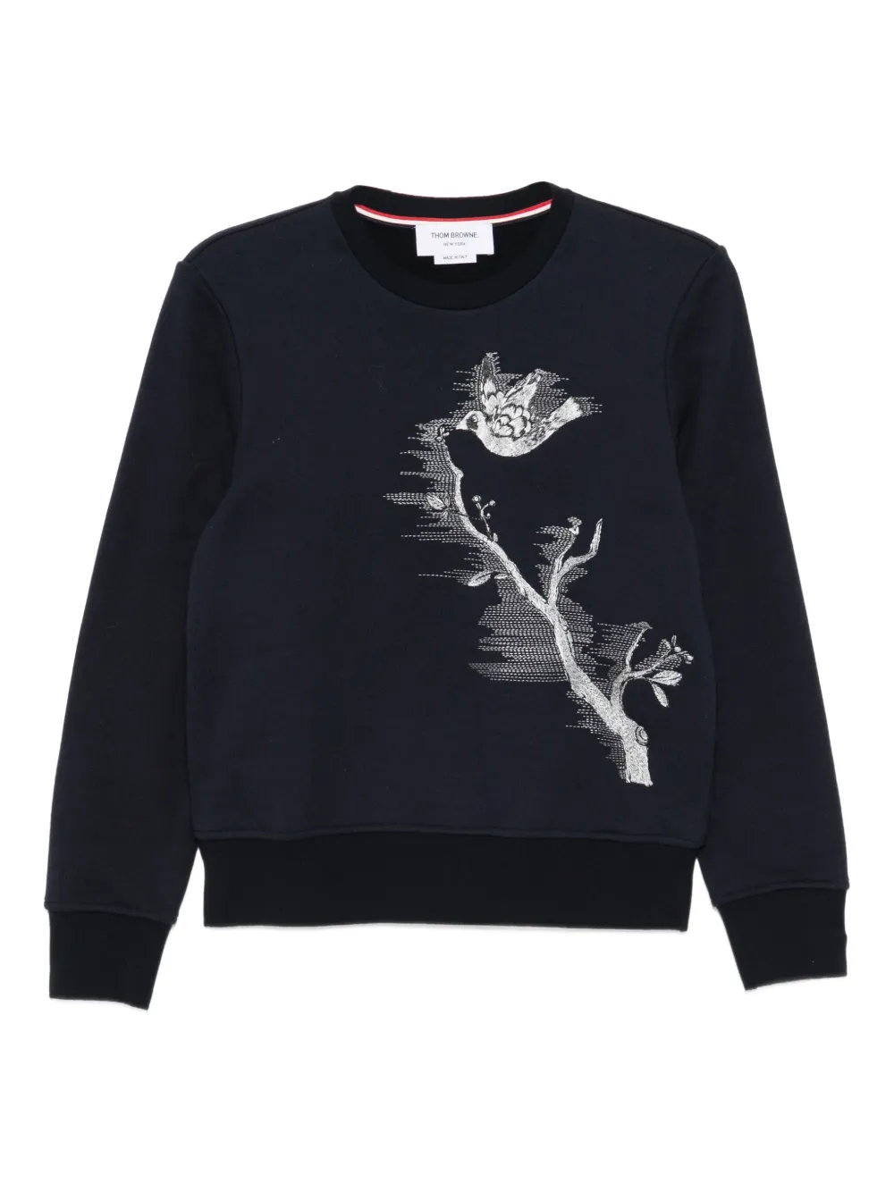 Thom Browne sudadera con bordado | azul | Image 1