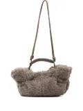 Hereu braided-handle tote bag - Grey
