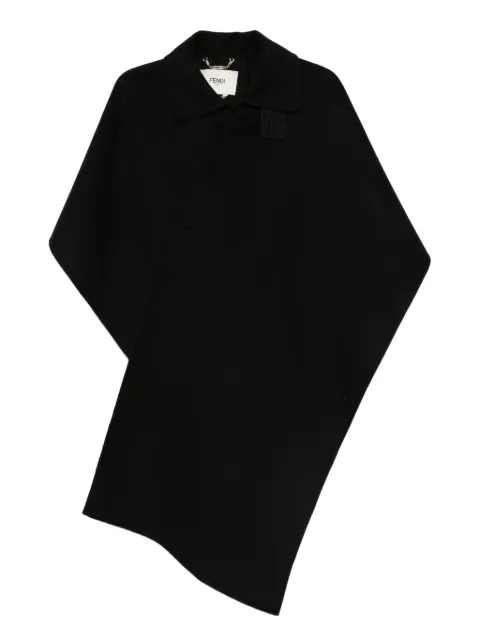 FENDI buttoned cape