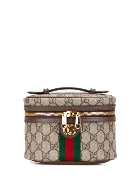 Gucci Pre-Owned 2016-2025 GG Supreme Web Ophidia vanity bag