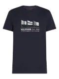 Tommy Hilfiger flag-print T-shirt - Blue
