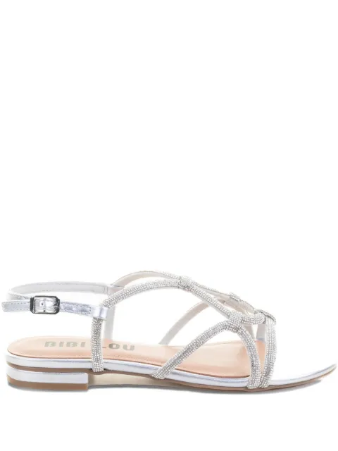 Bibi Lou Liv crystal-embellished flat sandals