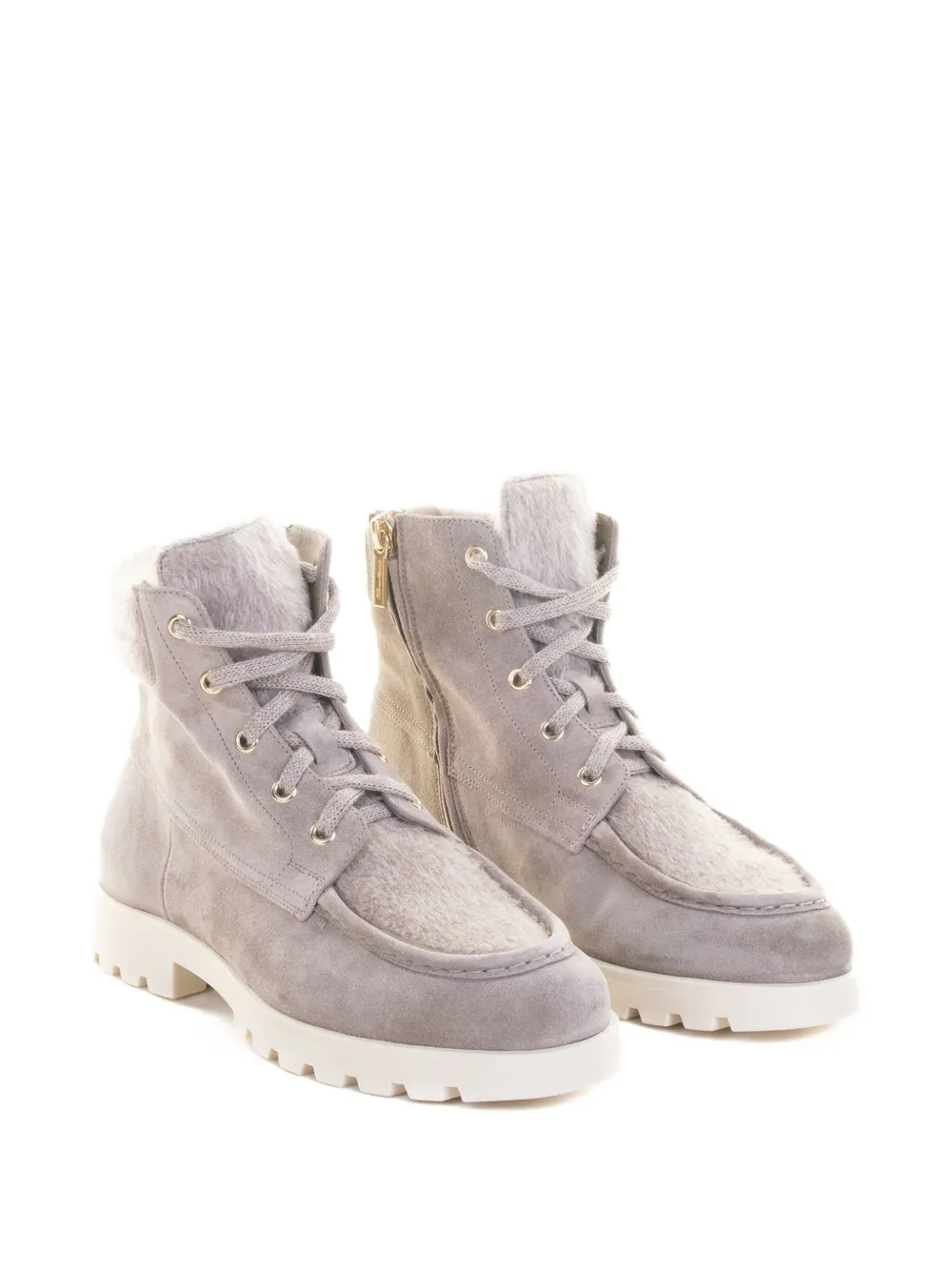 Santoni fur-trimmed boots | Ankle Boots | Image 2