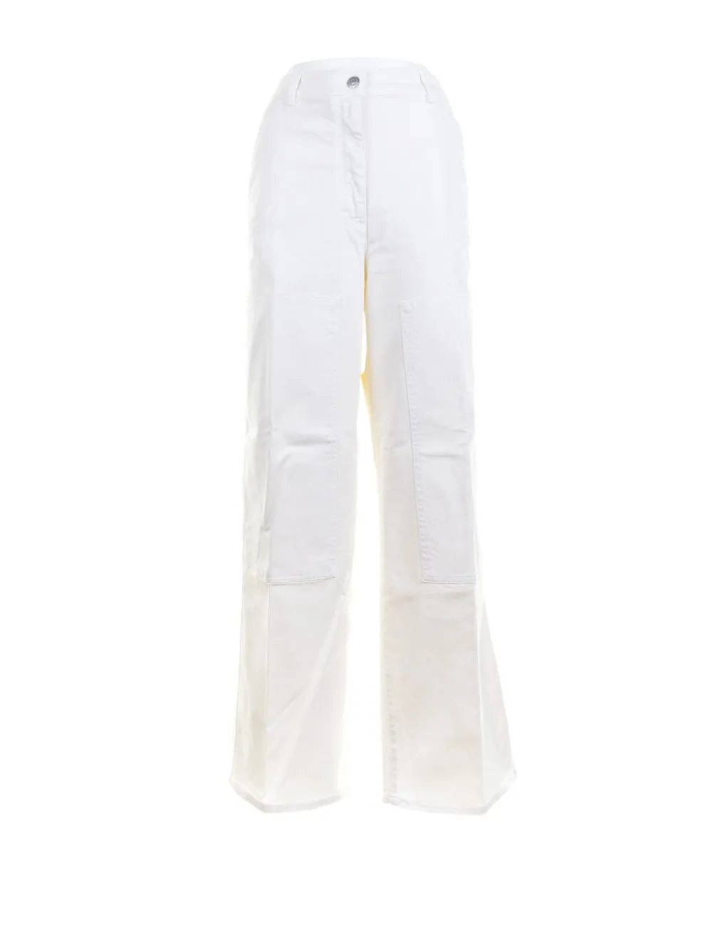 Seventy patch-pocket trousers - Wit