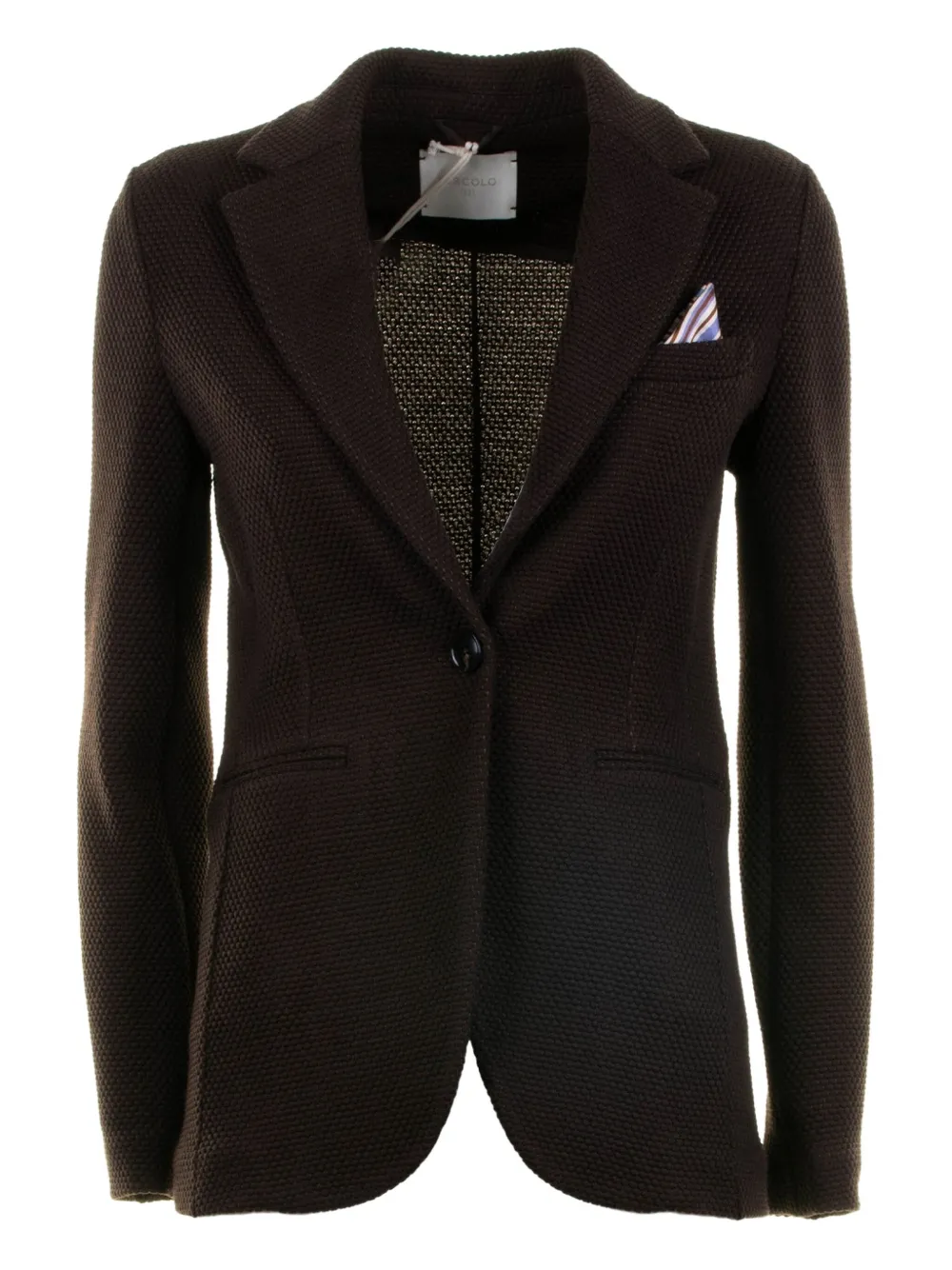 Circolo 1901 single-breasted blazer | Brown | Image 1