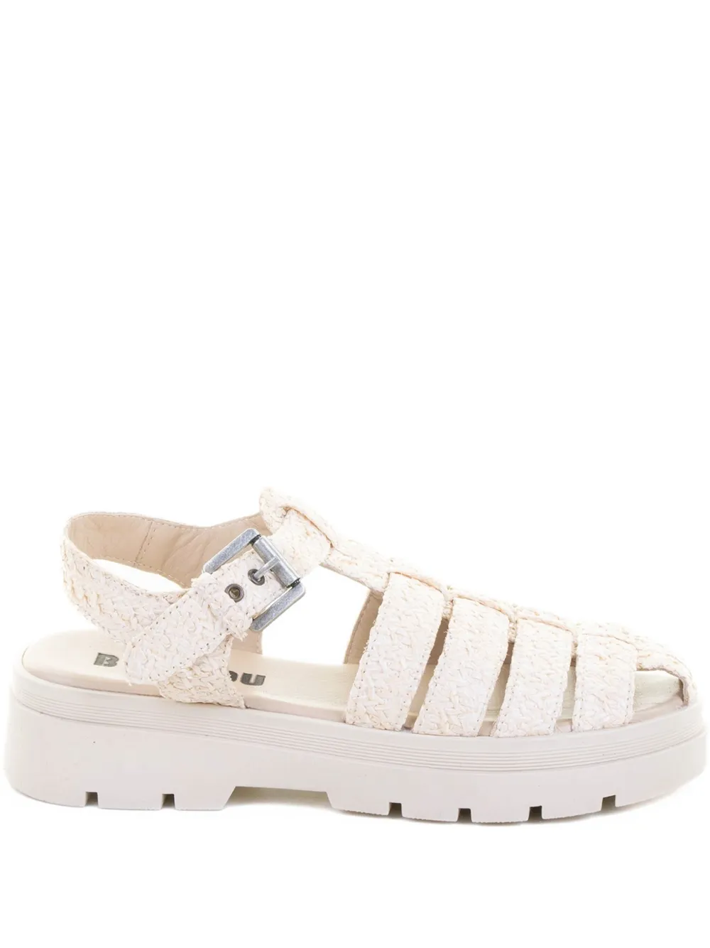 Bibi Lou Jeanna buckle-fastening platform sandals Neutrals