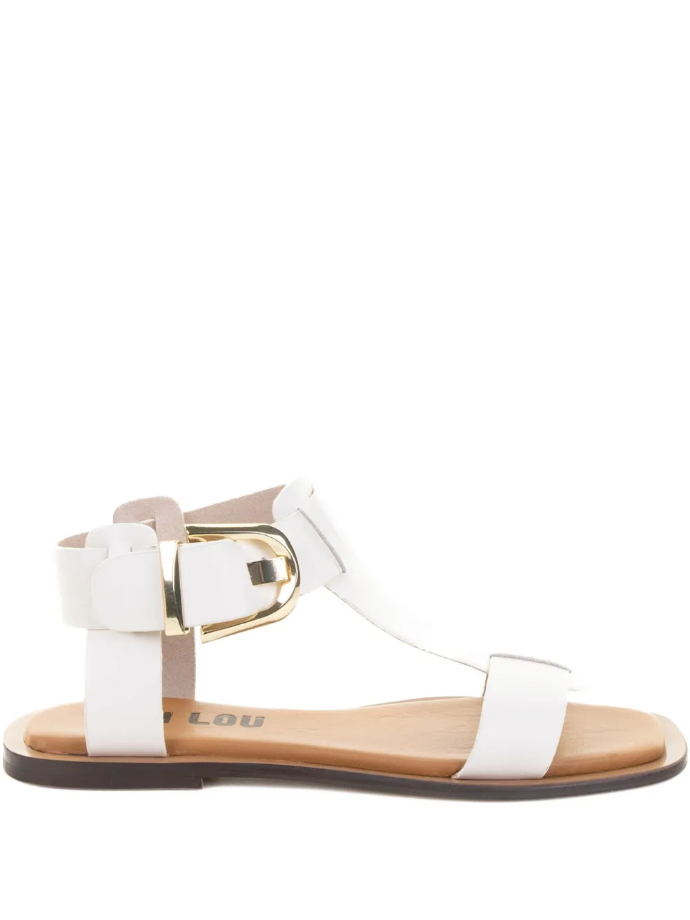Bibi Lou Sunny Buckle-fastening Leather Sandals In Multi