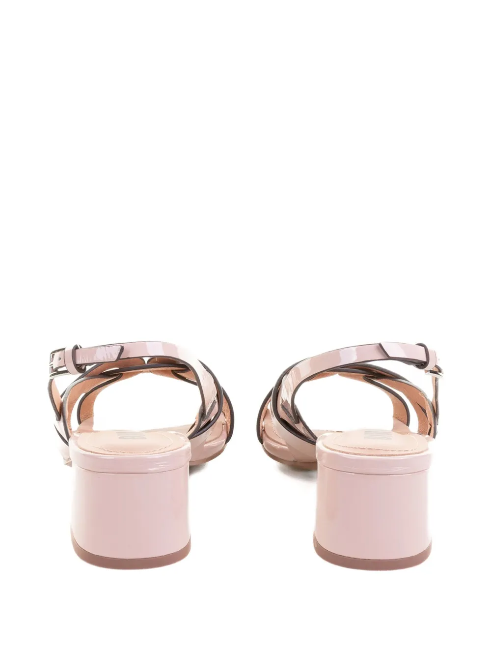 Bibi Lou 45 mm Nolia sandalen met gekruiste bandjes Roze