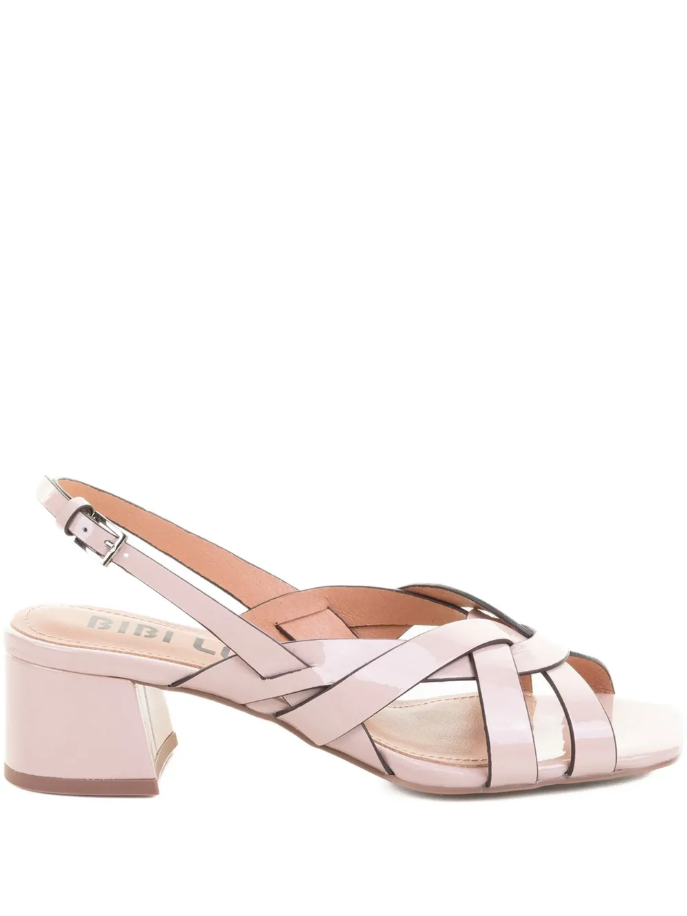 Bibi Lou 45mm Nolia Crisscross Sandals In Pink
