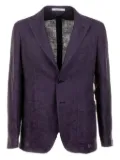 Tagliatore linen-blend blazer - Brown