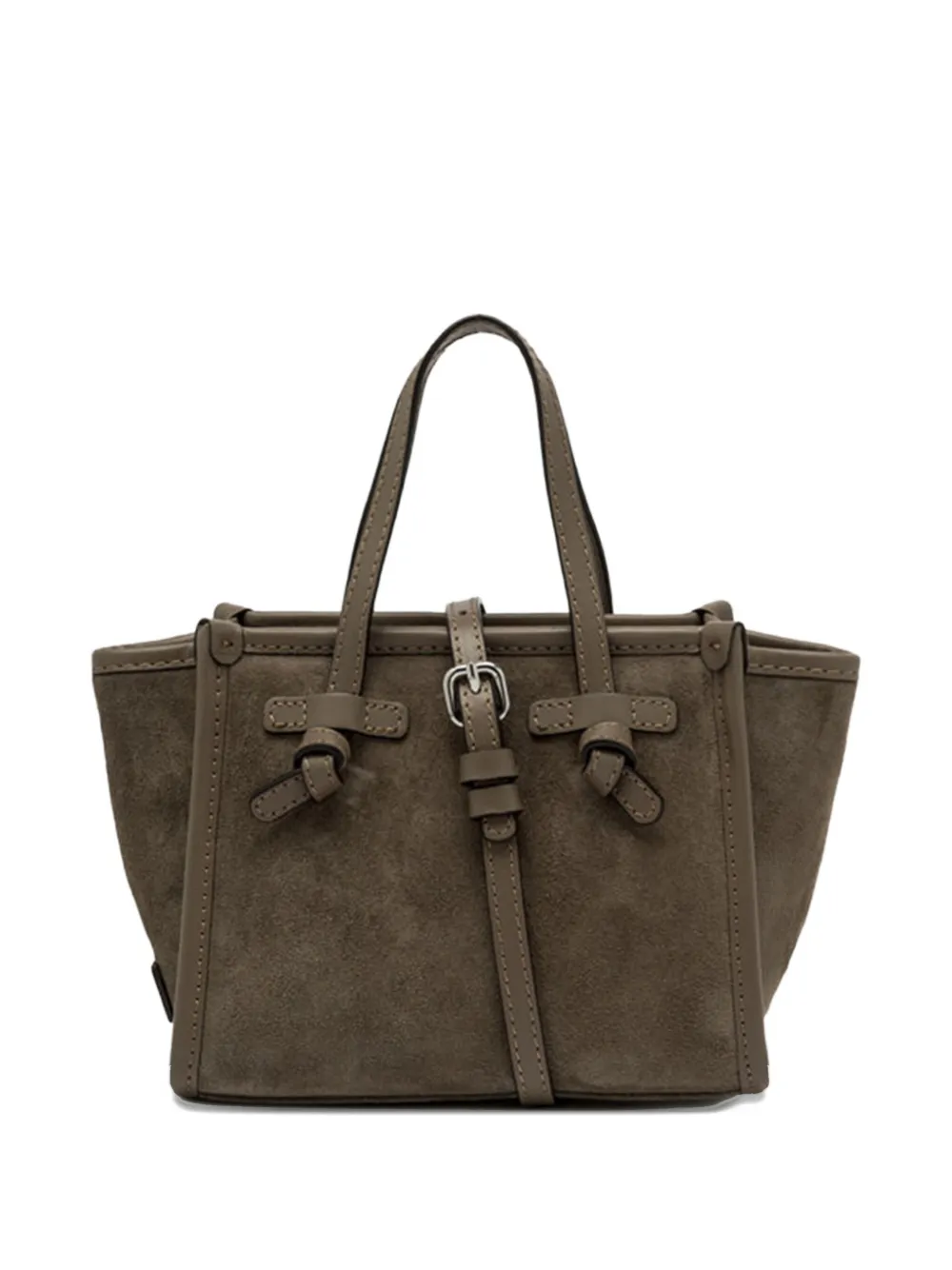 Gianni Chiarini Marcella Suede Tote Bag In Green