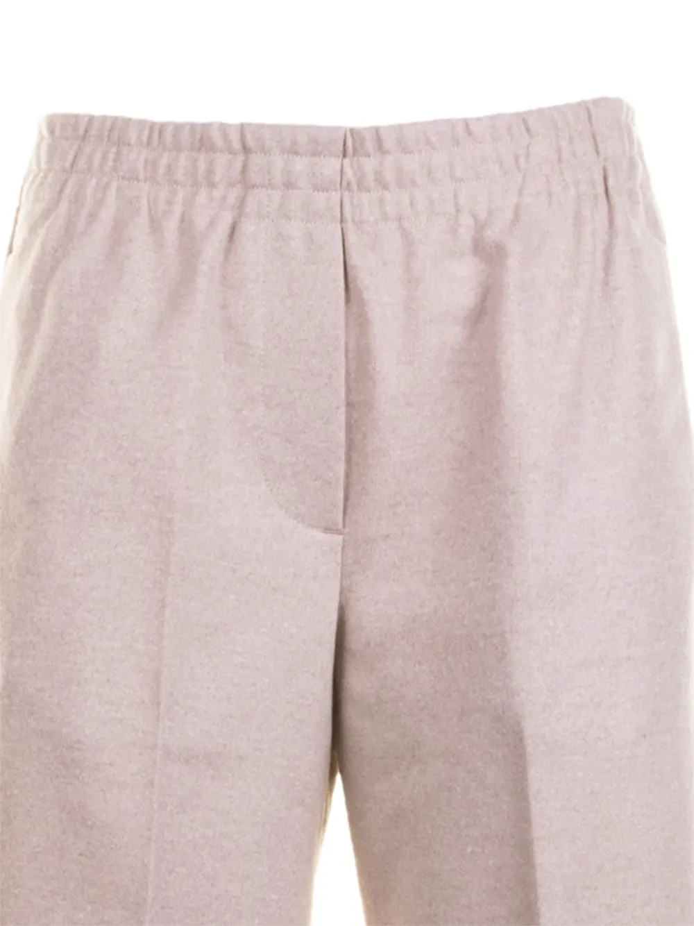 Seventy Broek met elastische taille - Beige
