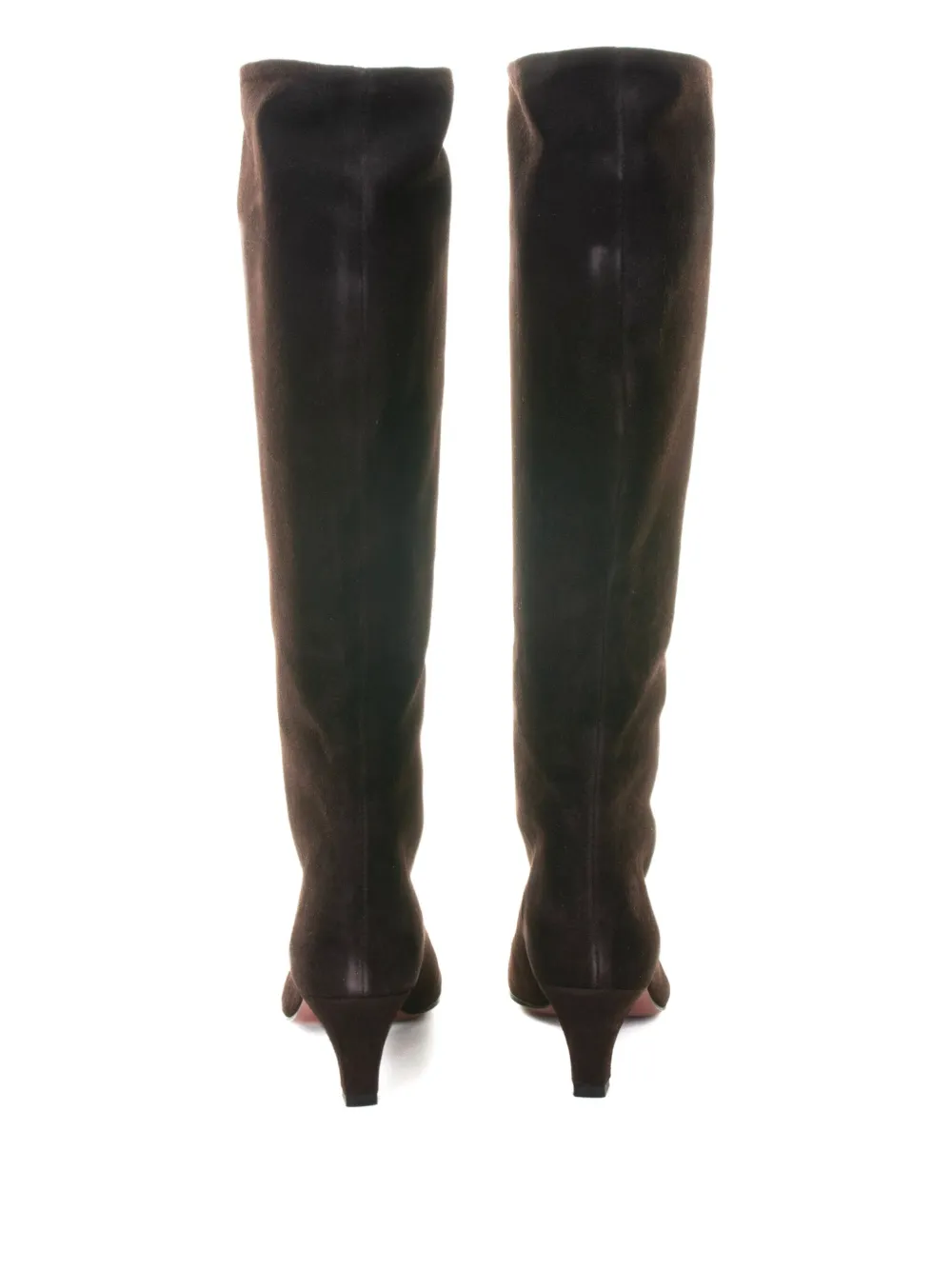 Roberto Festa 50mm suede pointed-toe boots Brown