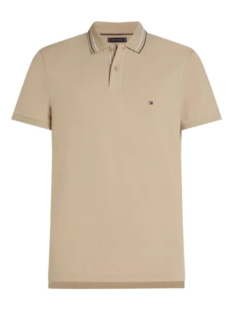 Tommy Hilfiger contrast-detail polo shirt
