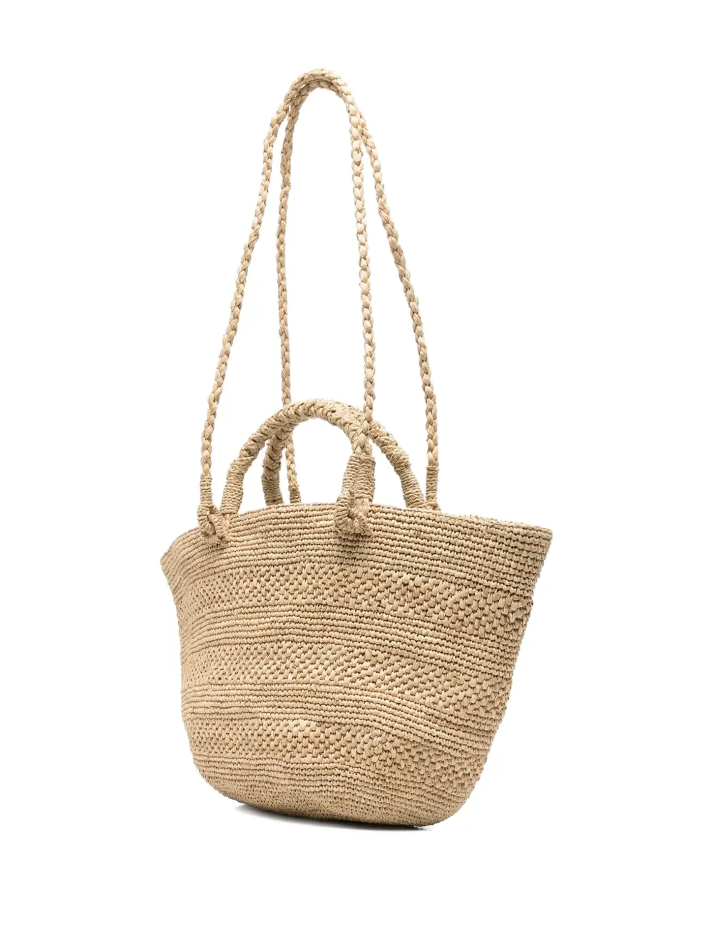 IBELIV Gevlochten shopper - Beige