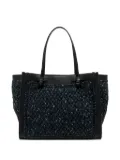 GIANNI CHIARINI Marcella braided leather tote bag - Black