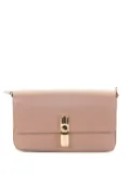 Furla lock-detail leather shoulder bag - Neutrals