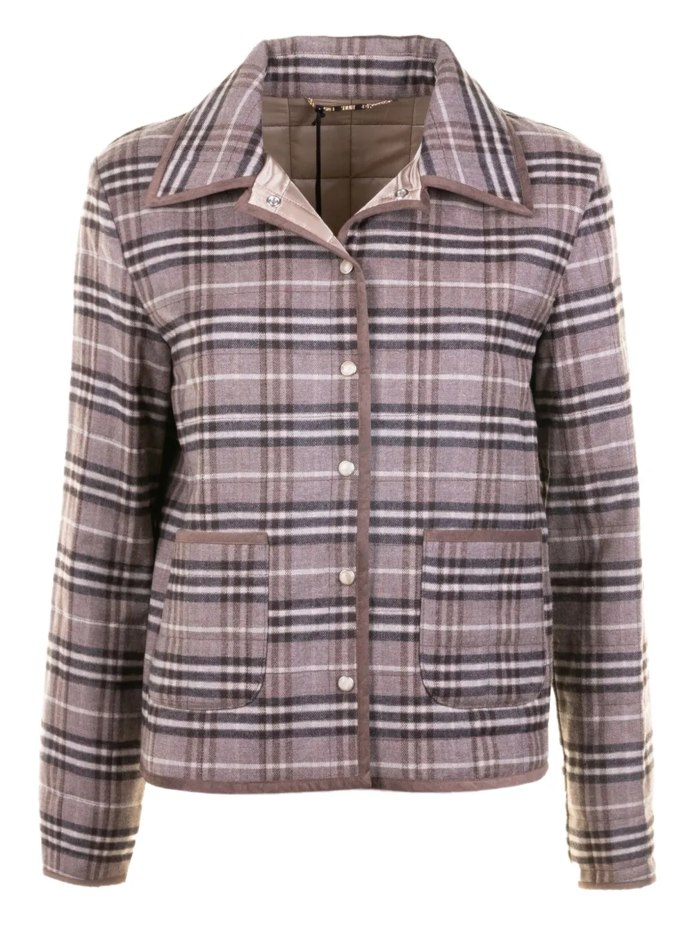 Seventy Checked Patch-pocket Jacket In Pink