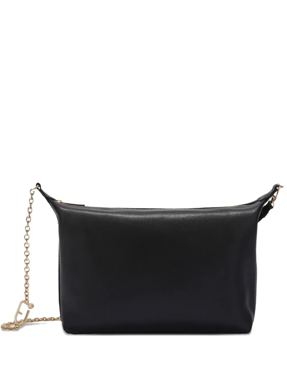 Furla mini Nuvola chain-strap leather shoulder bag - ブラック Furla mini Nuvola chain-strap leather shoulder bag - ブラック