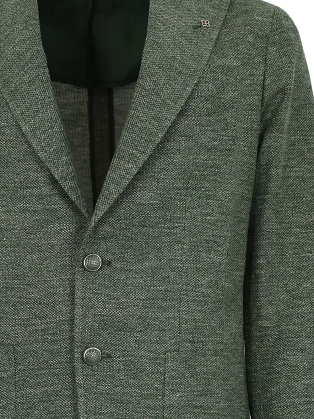 Tagliatore Single-breasted Blazer In Green