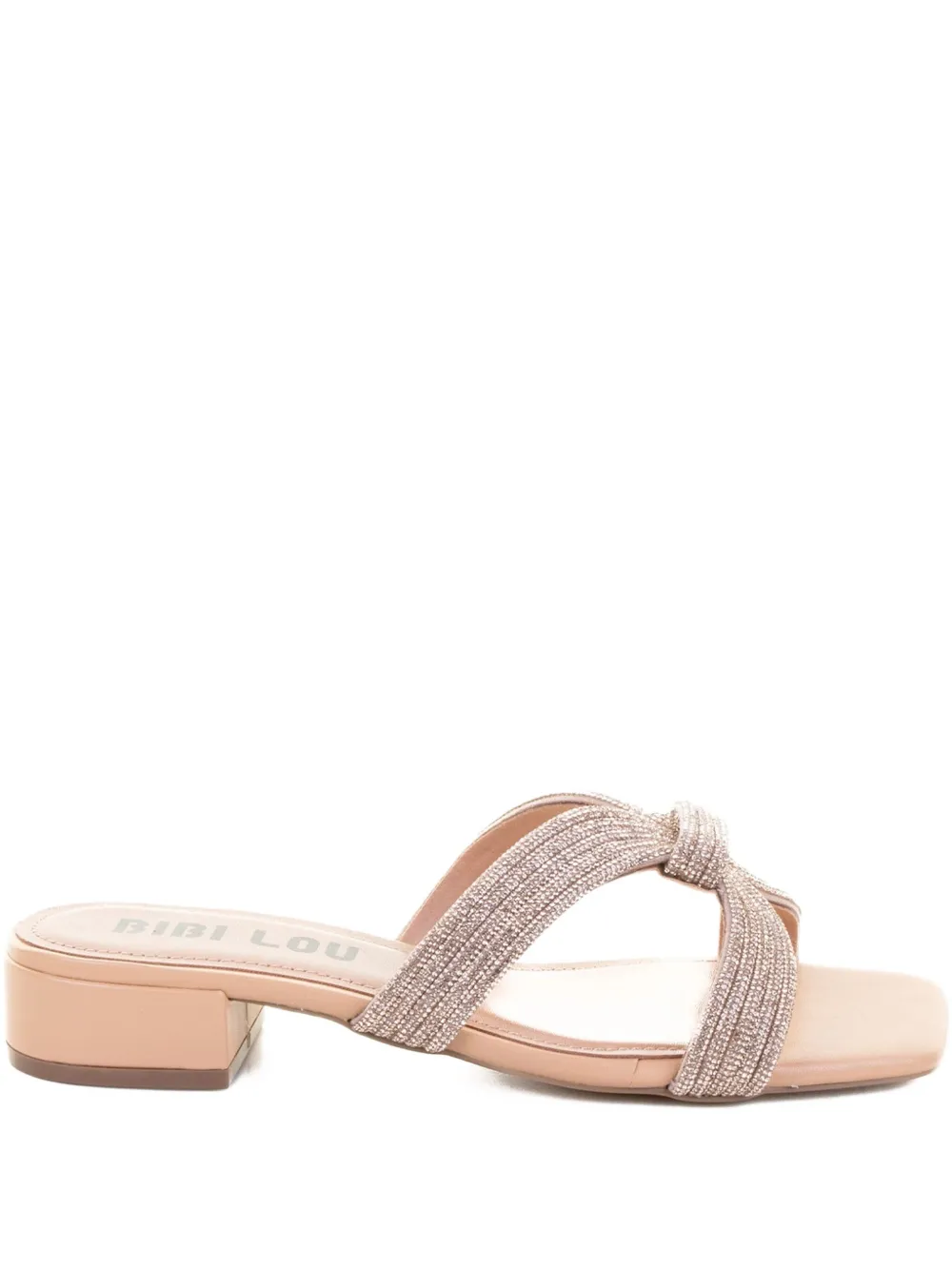 Bibi Lou embellished knotted sandals Neutrals
