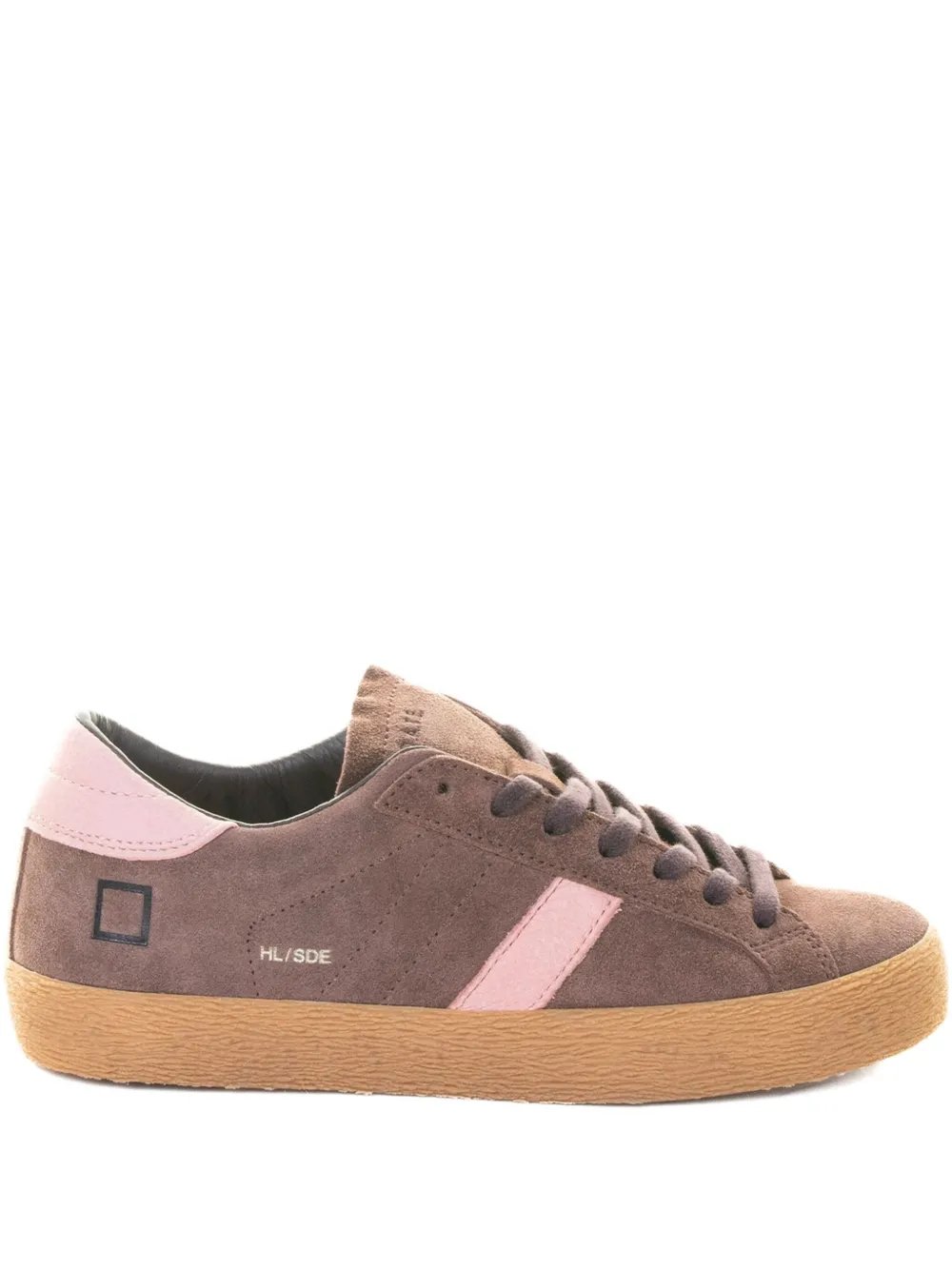 D.A.T.E. suede panelled sneakers Brown