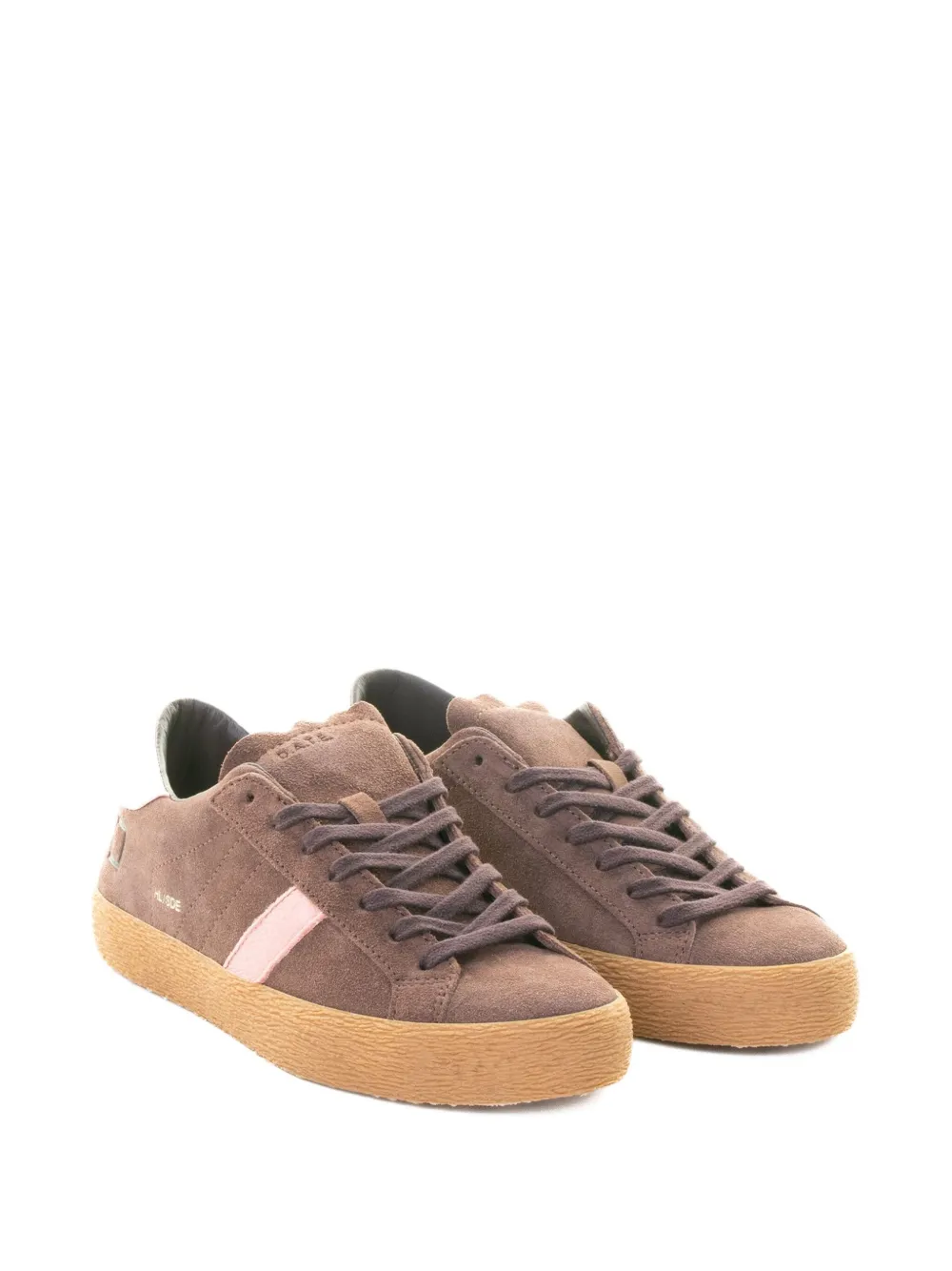D.A.T.E. suede panelled sneakers - Bruin