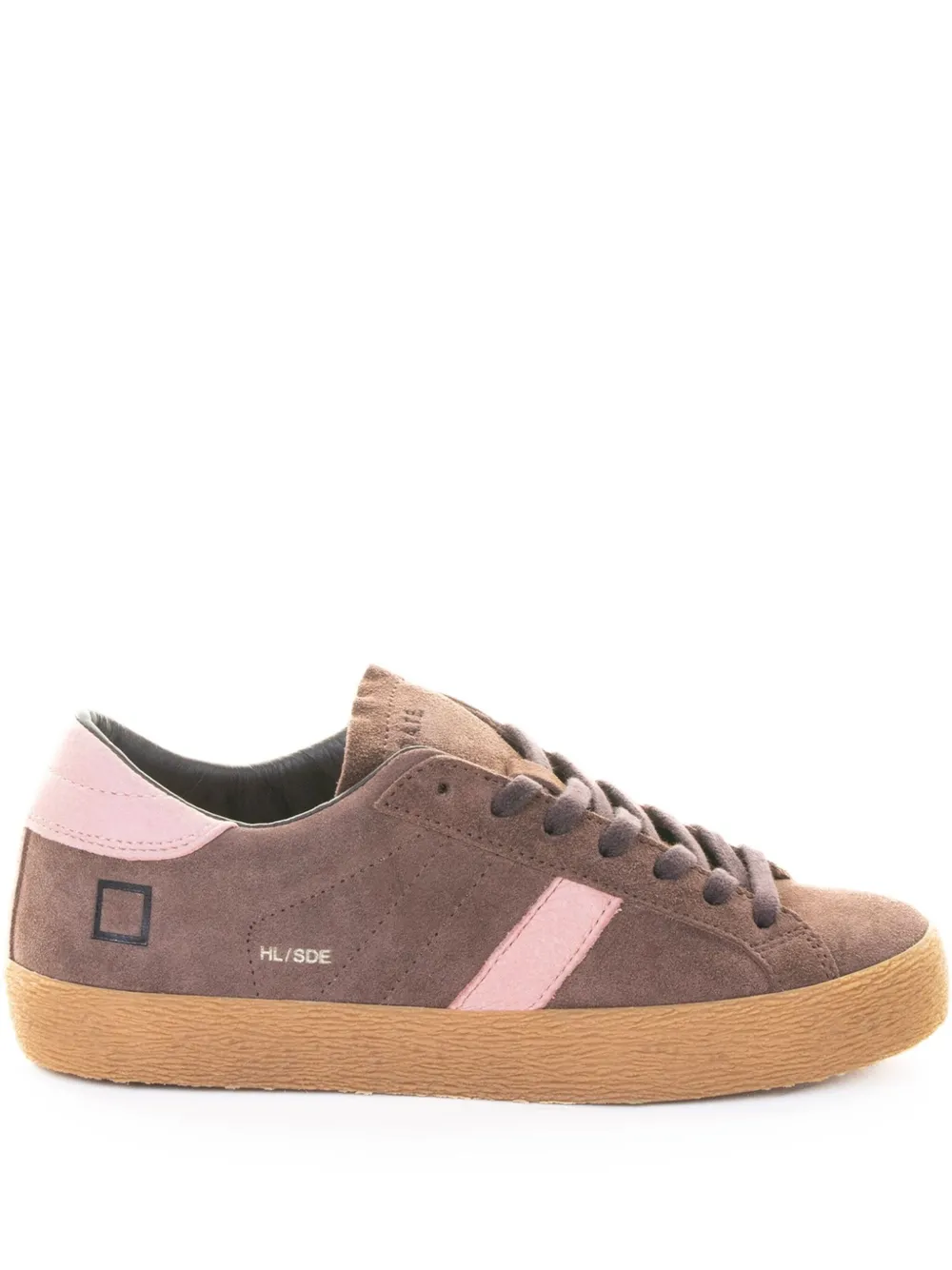 D.A.T.E. suede panelled sneakers | Brown | Image 1