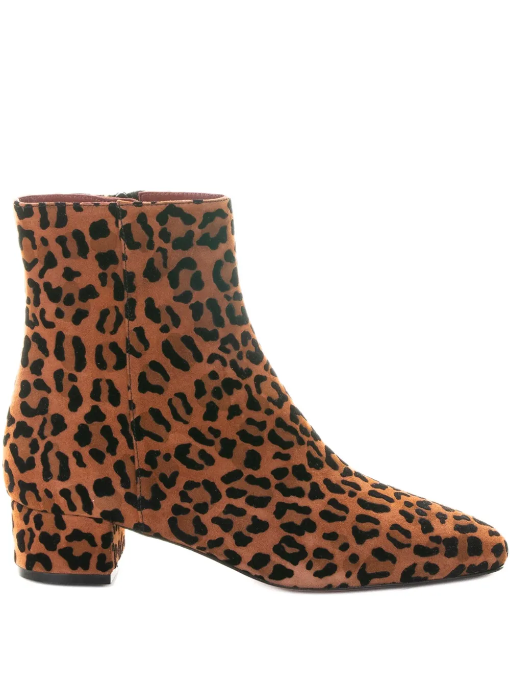 Roberto Festa leopard-print block-heel boots Bruin