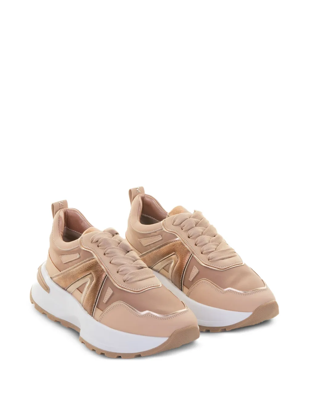 Alexander Smith metallic-panelled sneakers | Low-Tops | Image 2