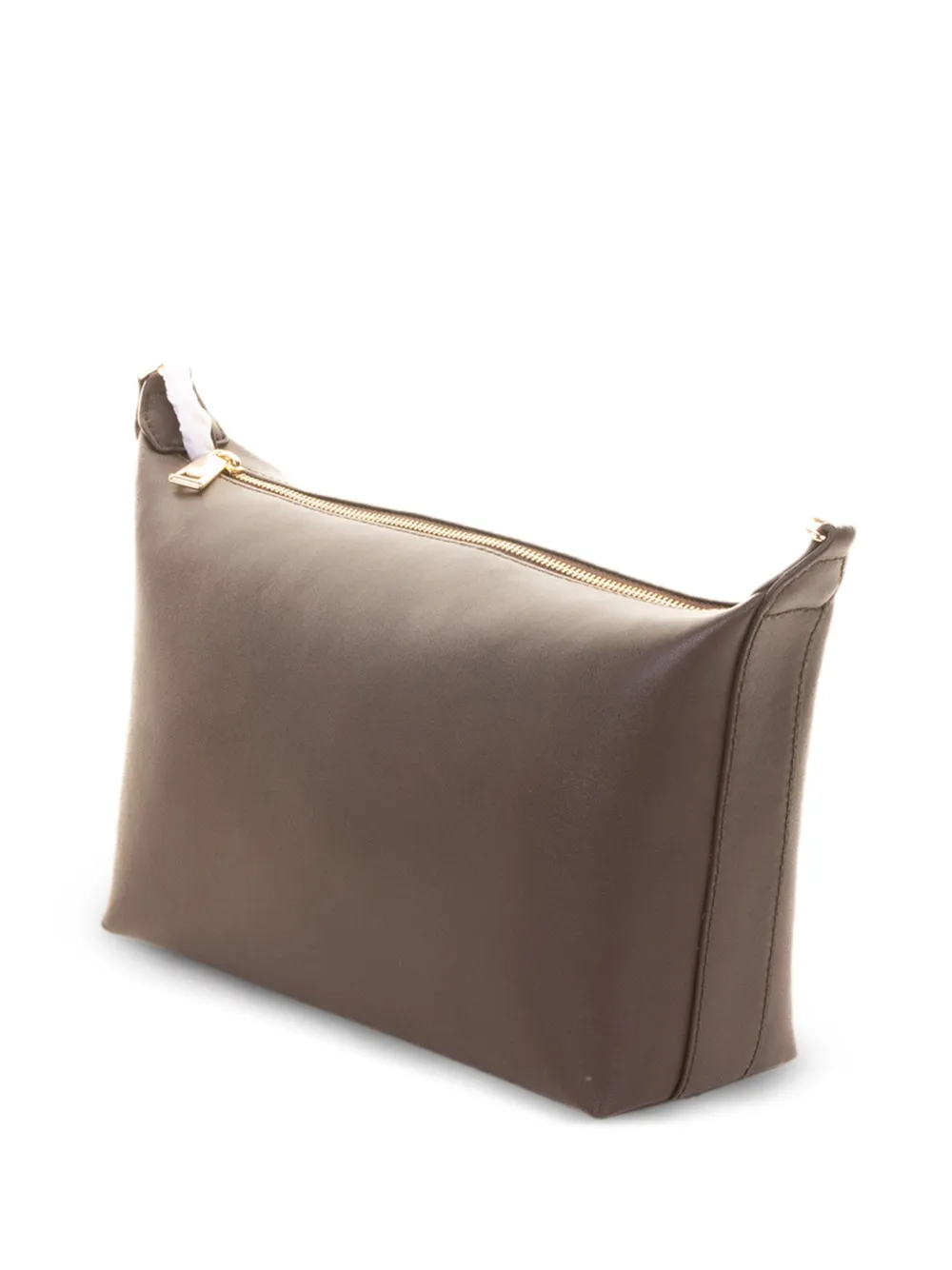 Furla Leren schoudertas met rits Bruin