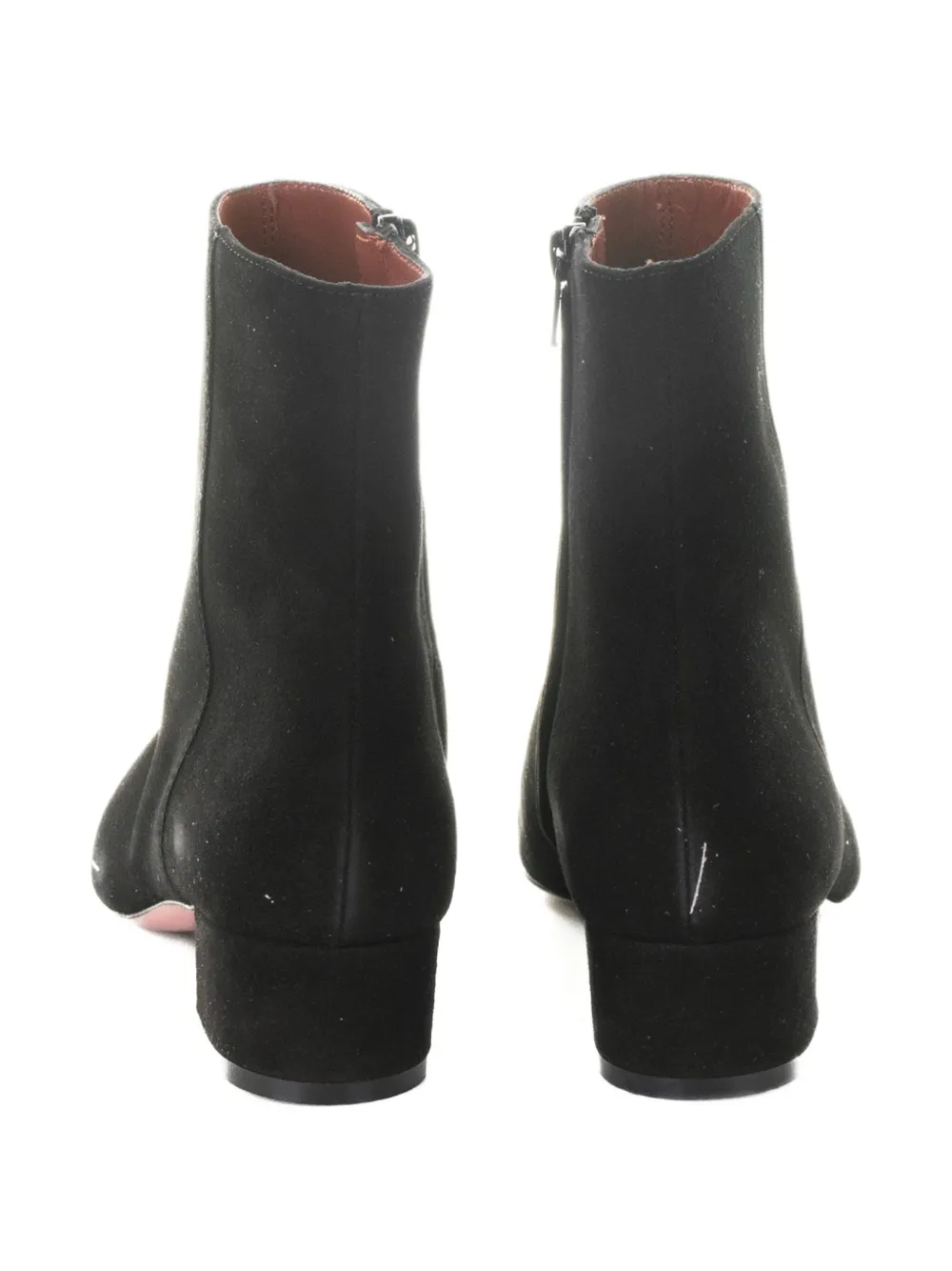 Roberto Festa suede zipped ankle boots Black