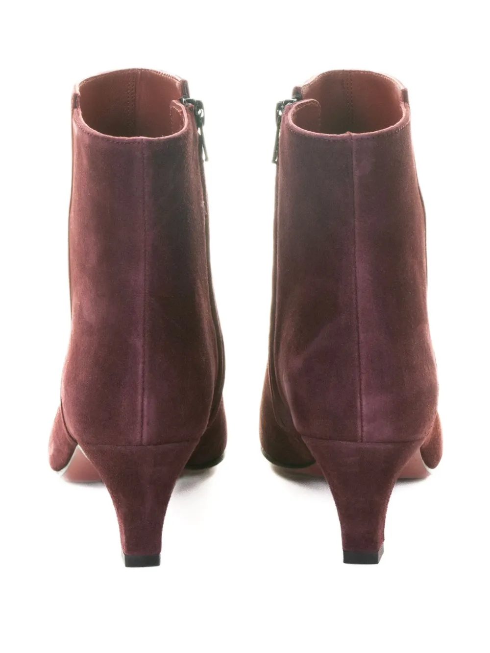 Roberto Festa 50mm pointed-toe zip boots Red