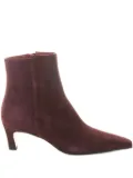 Roberto Festa 50mm pointed-toe zip boots - Red