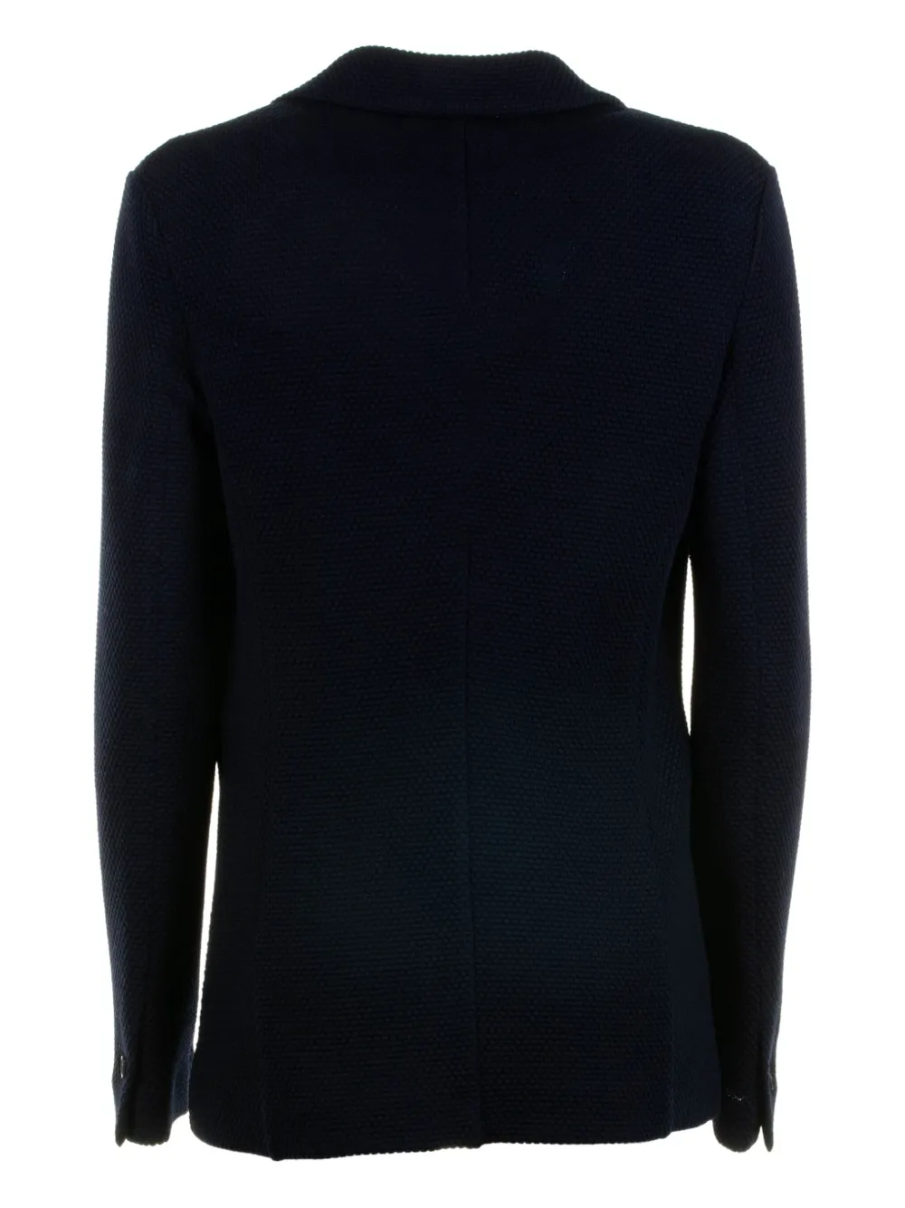 Circolo 1901 Textured Single-breasted Jacket In Blue