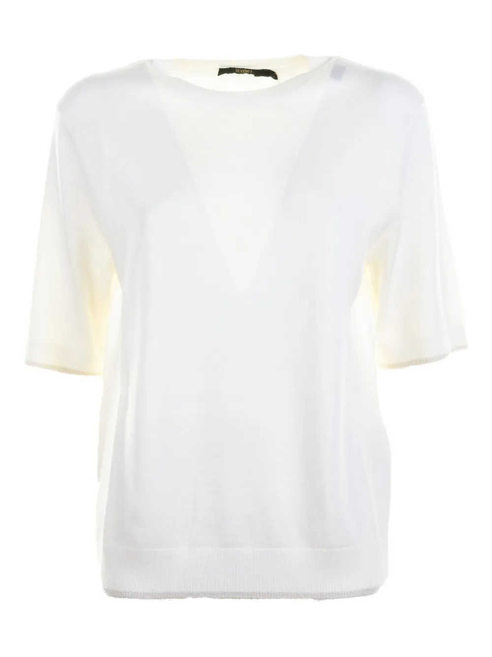 Seventy short-sleeve crew-neck top | White | Image 1
