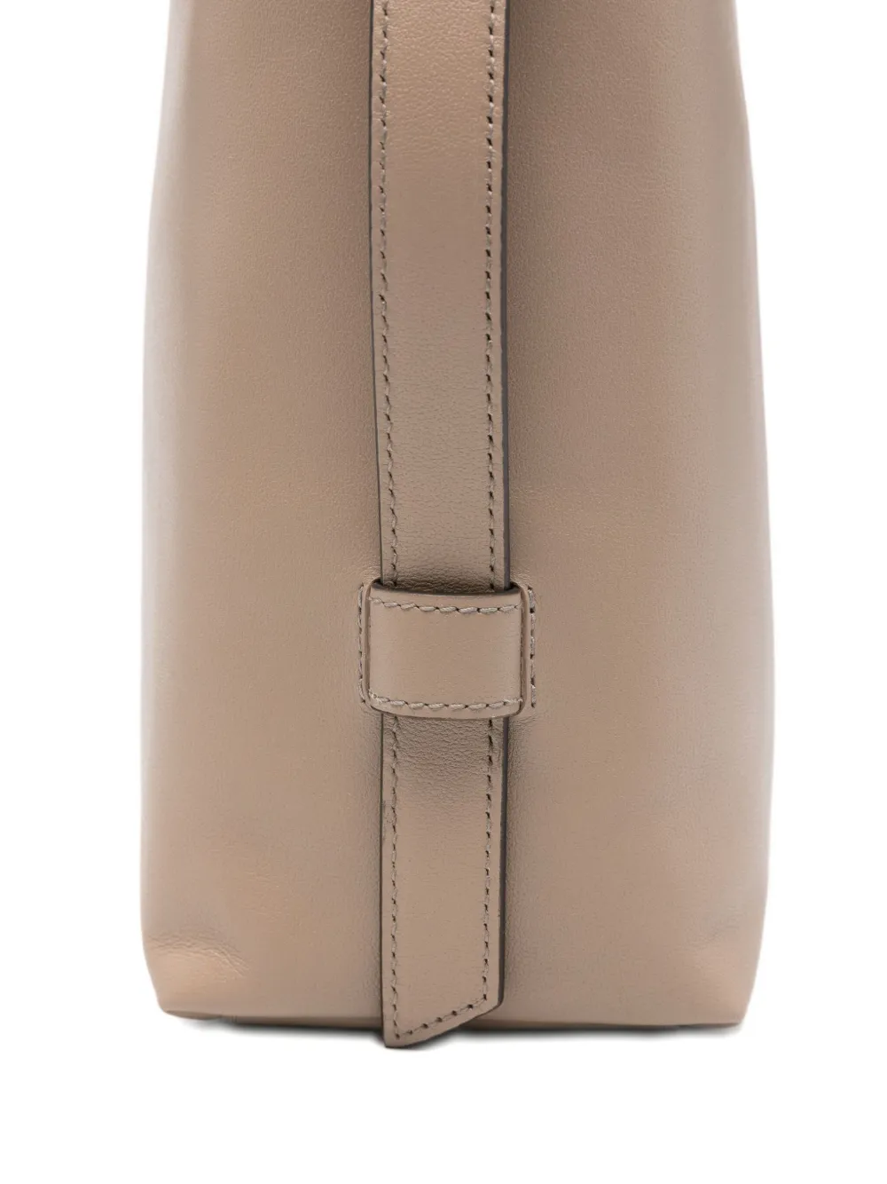 Furla Leren shopper met ritssluiting Beige