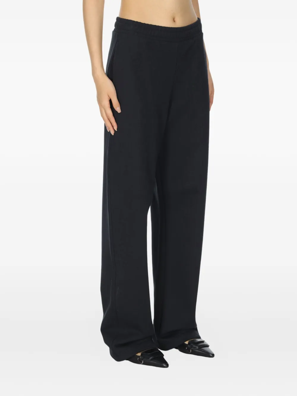 Marine Serre Logo Sweatpants In Blue