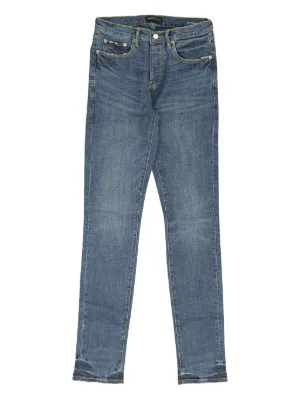 AMIRI Calça Jeans Skinny MX1 Efeito Destroyed | Cinza | FARFETCH BR