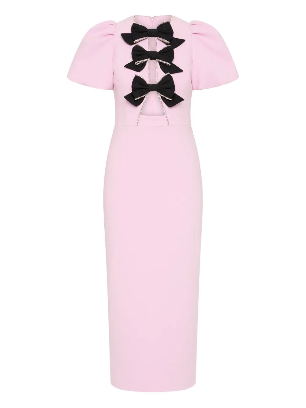 Rebecca Vallance Nemy Midi Dress In Pink
