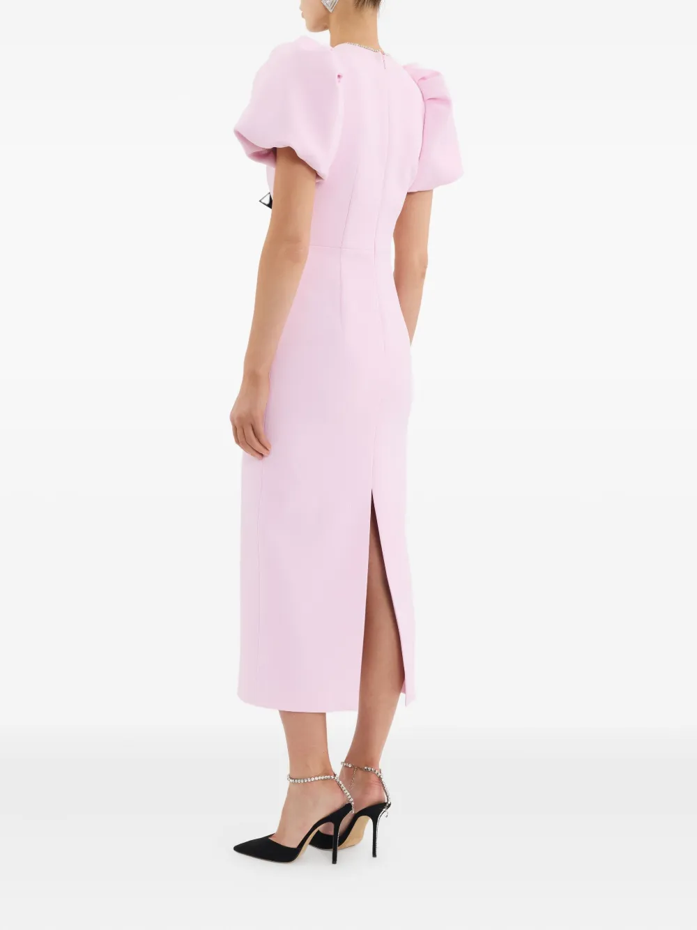Rebecca Vallance Nemy Midi Dress In Pink