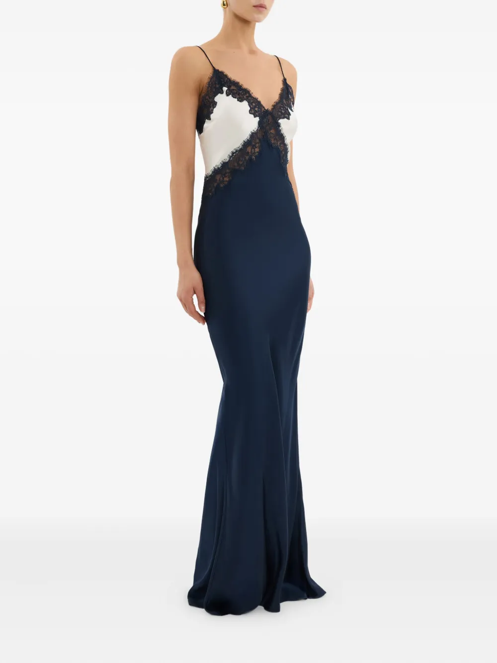 Rebecca Vallance Aumoe Lace Maxi Dress In Multi