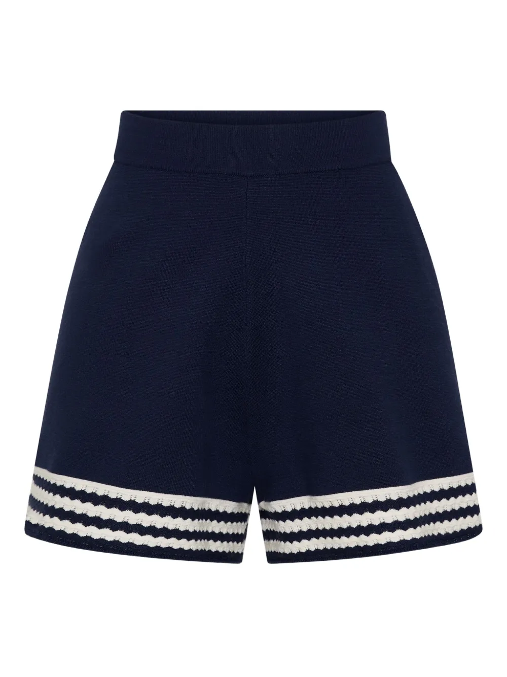 Rebecca Vallance Striped Mayflower Shorts In Blue