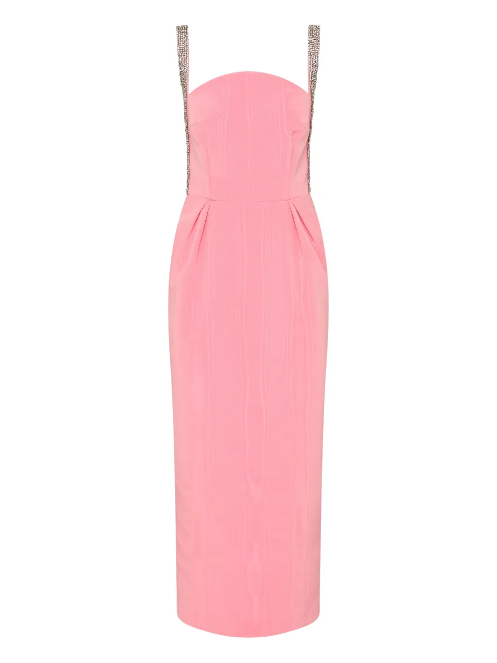 Rebecca Vallance Amaro Midi Embellished Dress In Pink