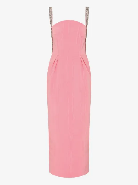 Rebecca Vallance Verziertes Amaro Midikleid