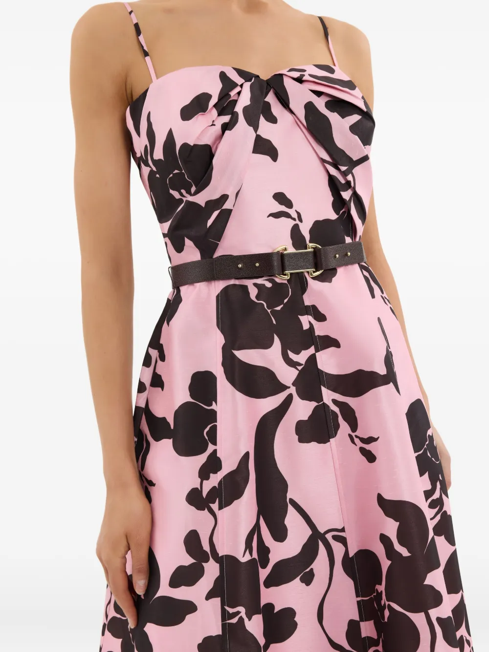 Rebecca Vallance Connie jurk met bloemenprint Roze